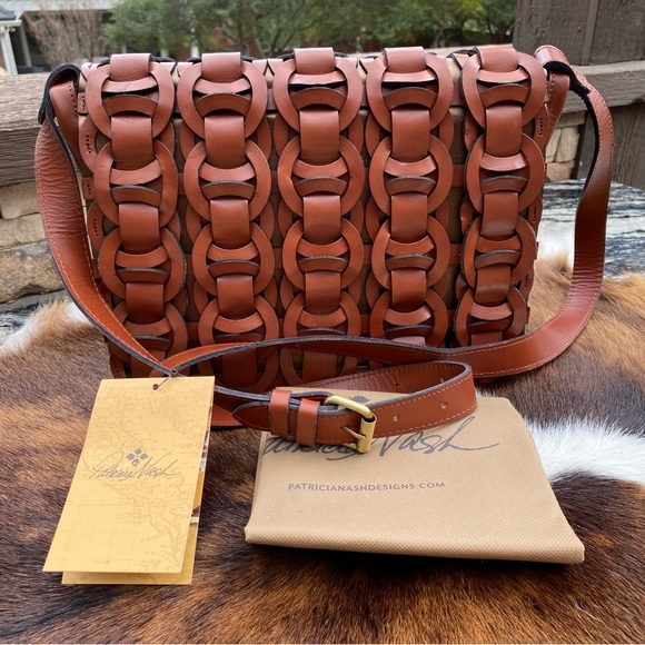 Patricia Nash Bags Patricia Nash Positano Saddle Bag Round Chain